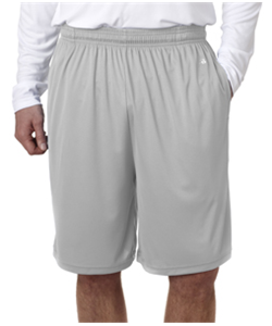 Baseball Grey Youth Shorts<br>No Pocket